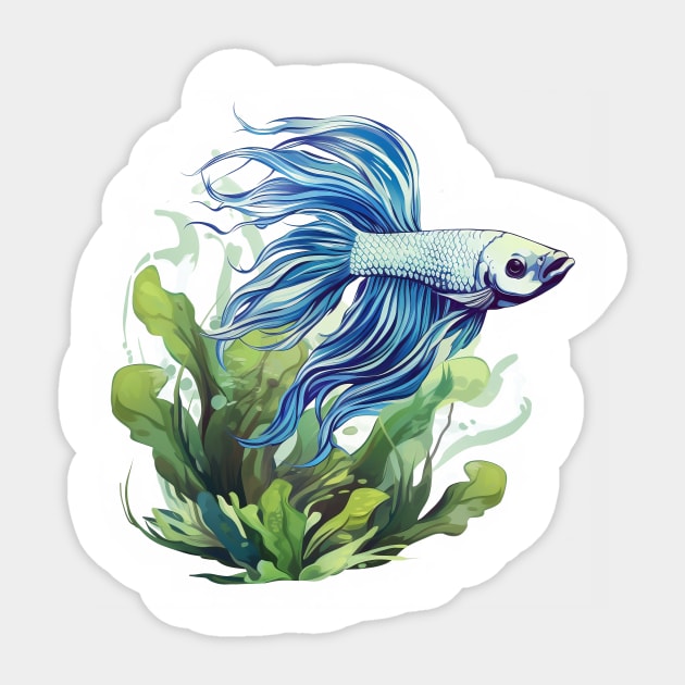 Betta Fish Sticker by zooleisurelife